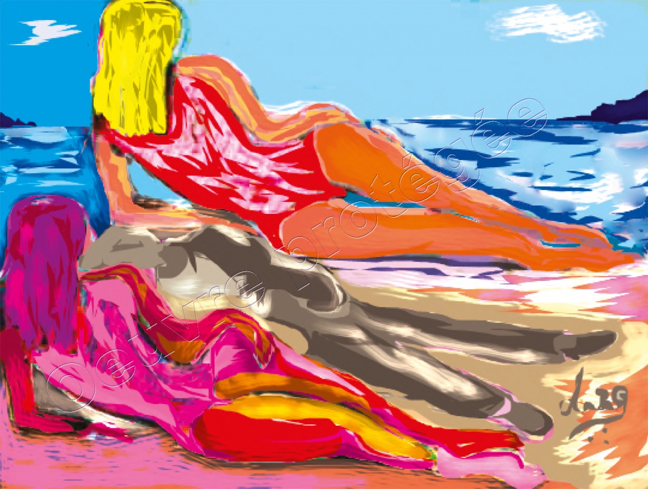 bord de plage