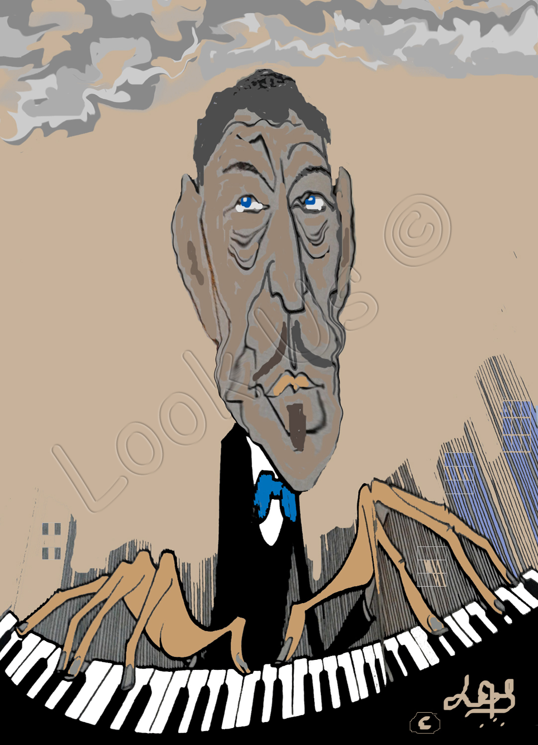 Jazz man in New York ©